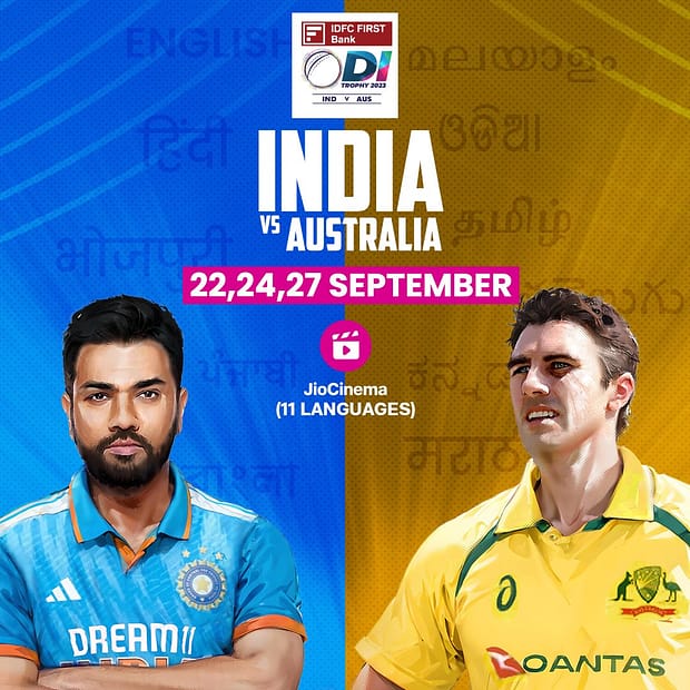 India vs Australia Live Channel